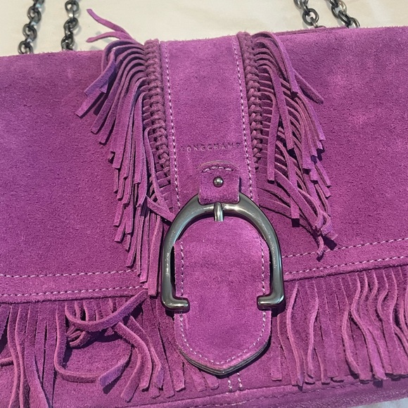 Longchamp - Amazone Handbag Violet - Picture 3 of 11
